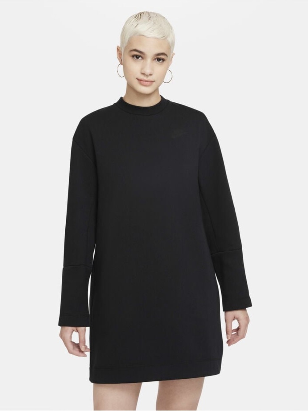 Nike Sportswear Tech Fleece Long-Sleeve Dress Sz S